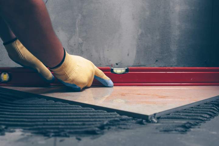 Pose carrelage grand format Lons